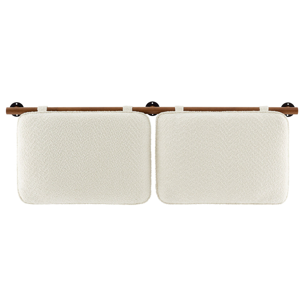 Anela Wall-Mounted Chenille Upholstered Full Headboard by Modway