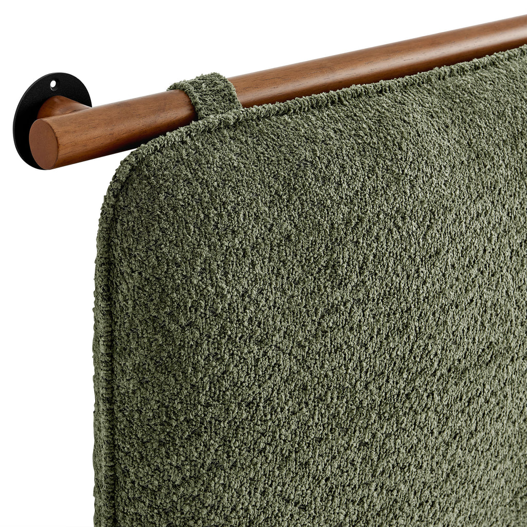 Anela Wall-Mounted Chenille Upholstered Full Headboard by Modway