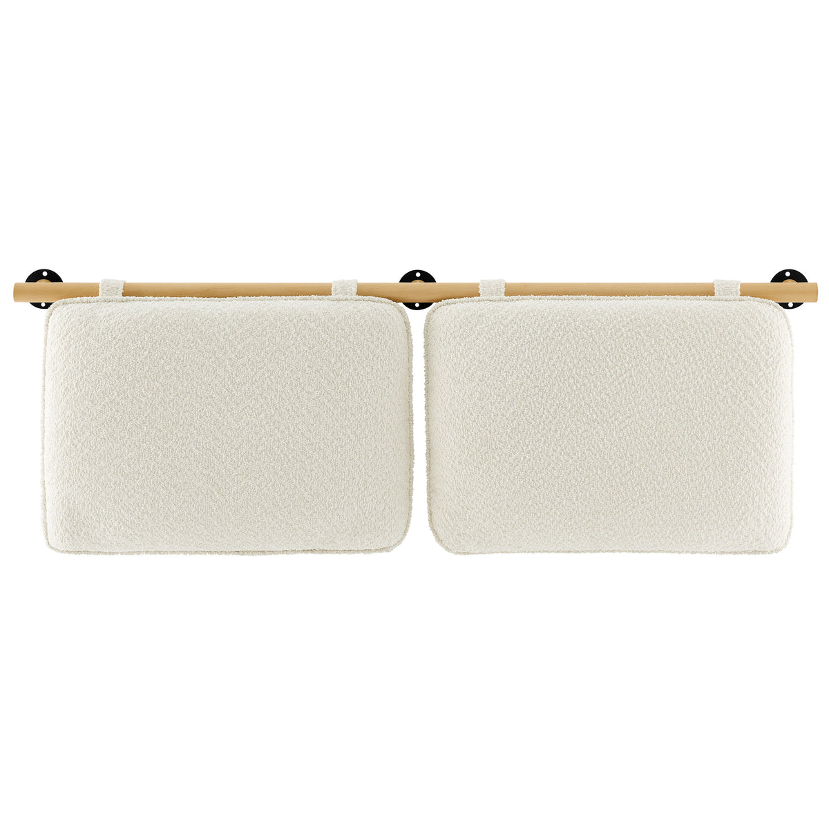 Anela Wall-Mounted Chenille Upholstered Queen Headboard by Modway