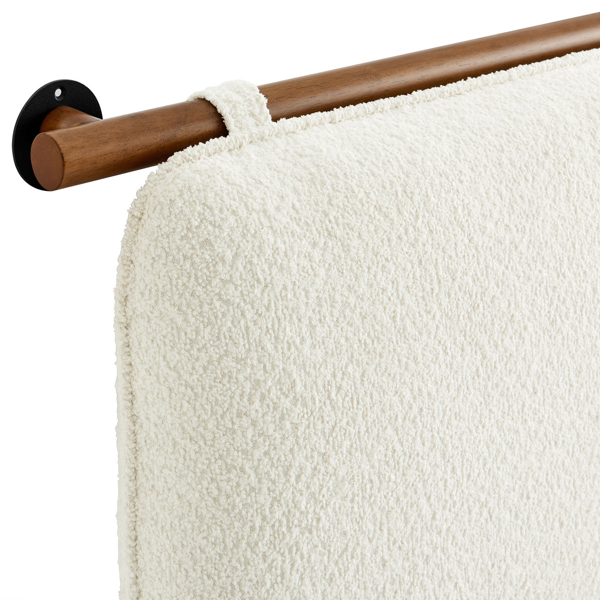 Anela Wall-Mounted Chenille Upholstered Queen Headboard by Modway
