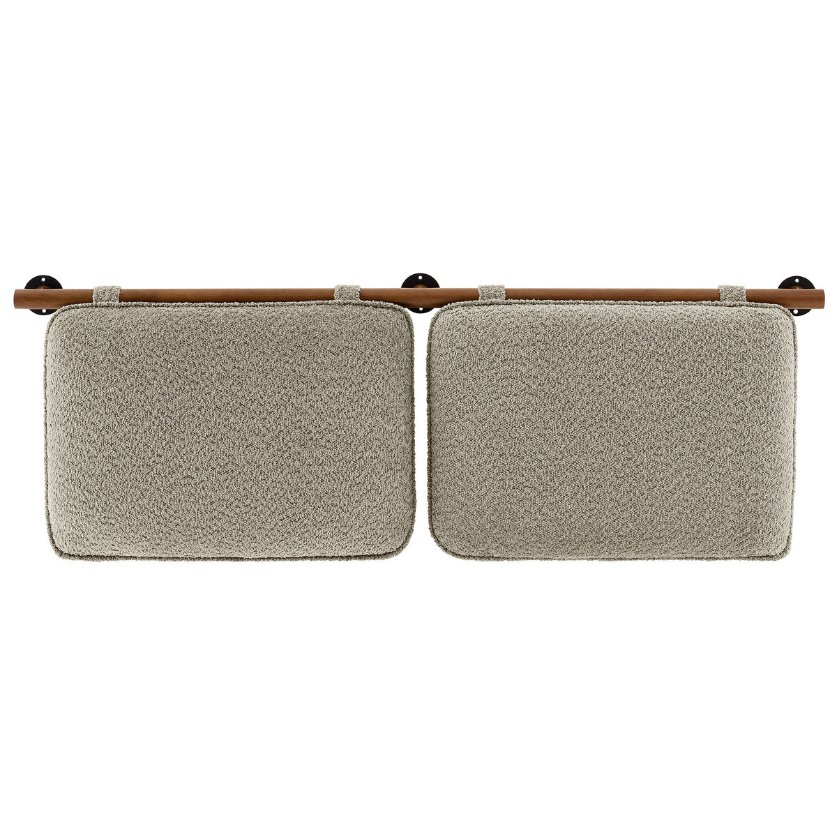 Anela Wall-Mounted Chenille Upholstered King Size Headboard by Modway