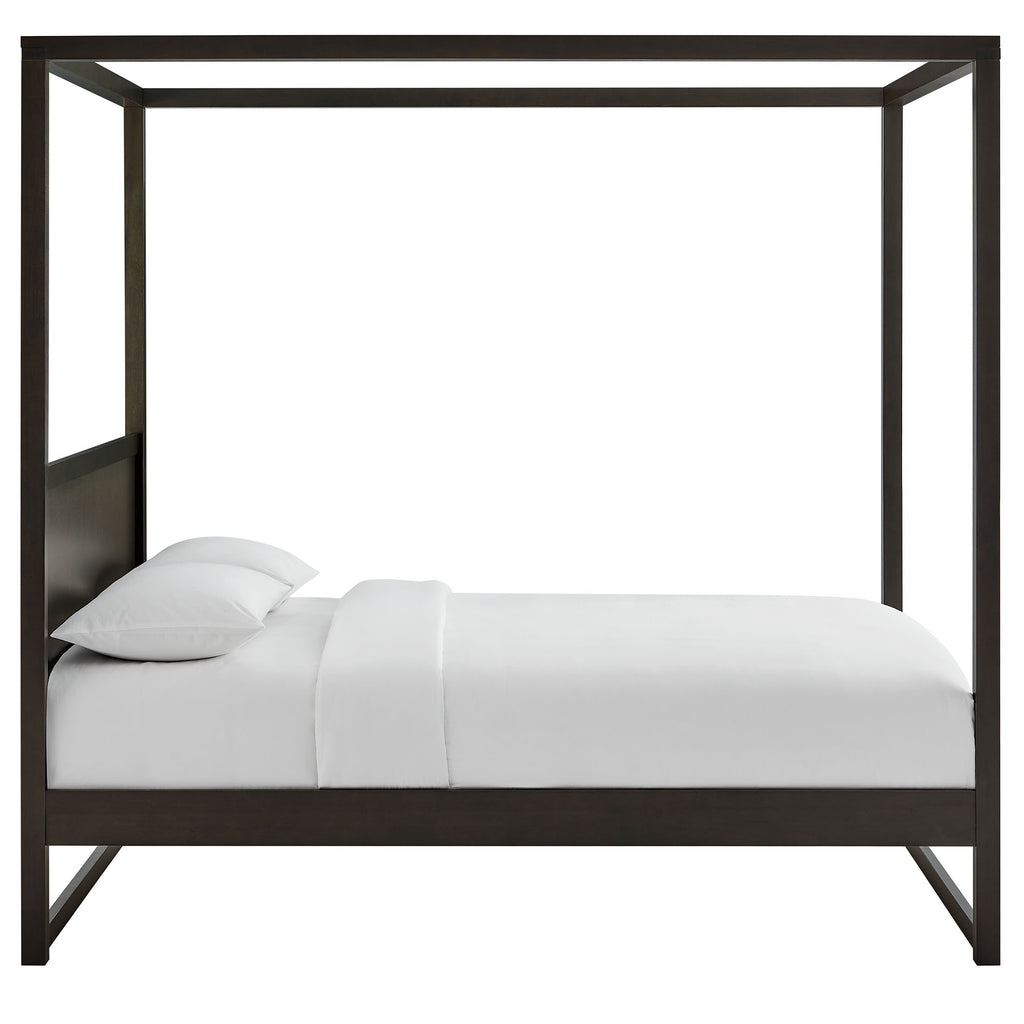 Alva King Wood Canopy Platform Bed by Modway