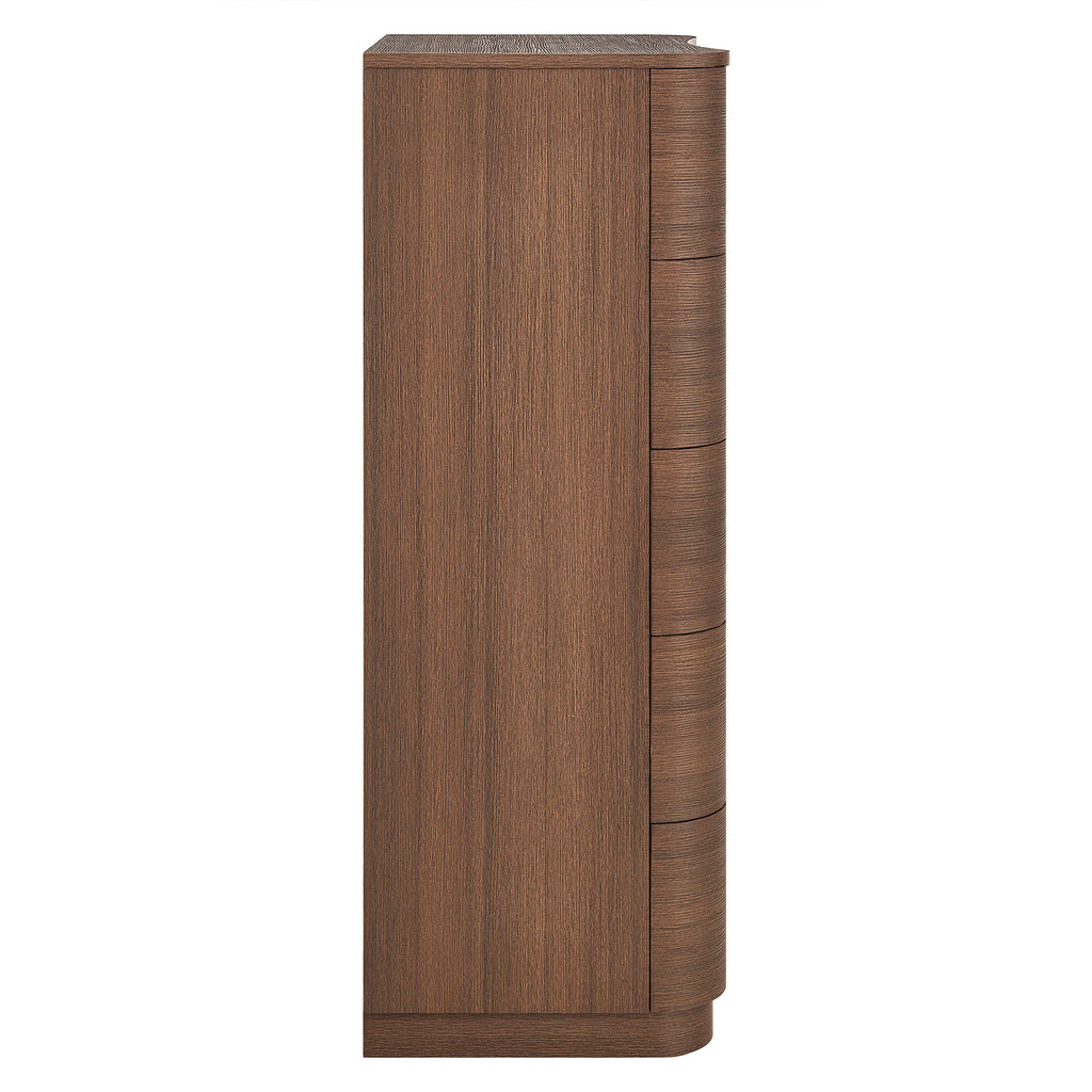 Mirae 5-Drawer Curved Dresser Chest of Drawers by Modway