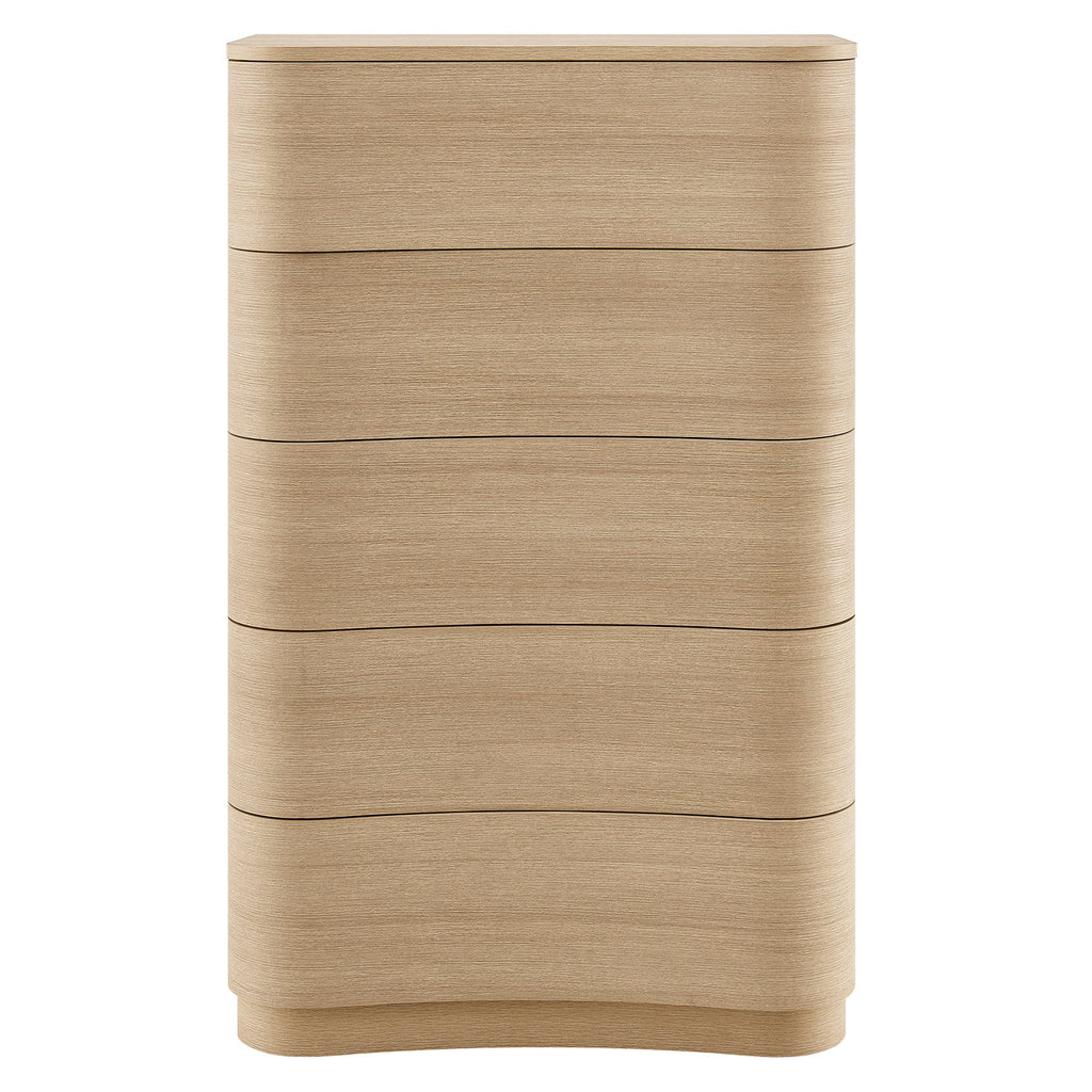 Mirae 5-Drawer Curved Dresser Chest of Drawers by Modway