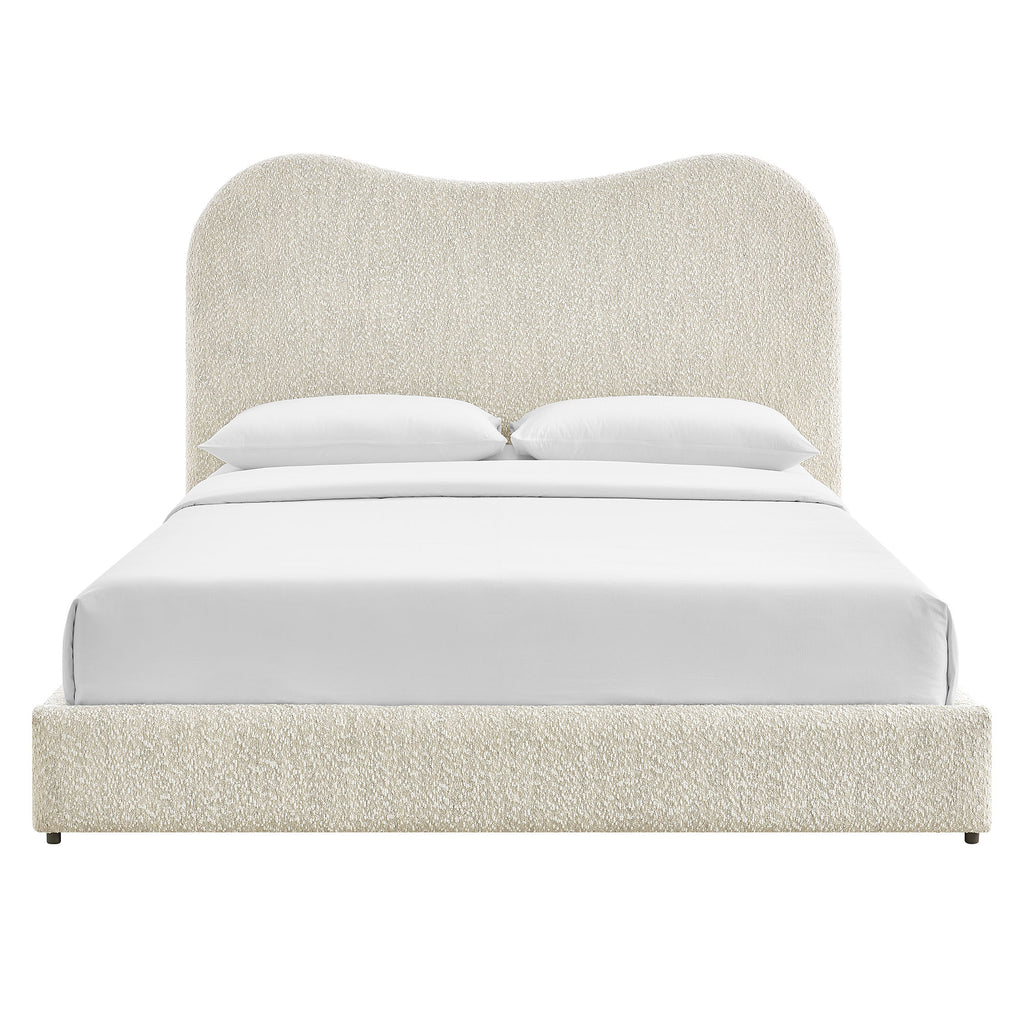 Seluna Boucle Queen Platform Bed by Modway