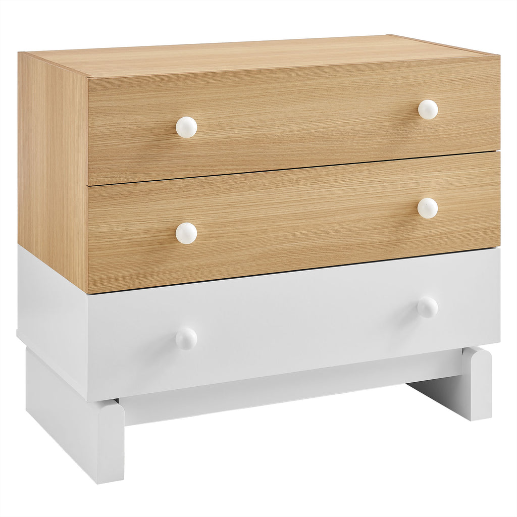 Nolia 3-Drawer Color Block Dresser by Modway