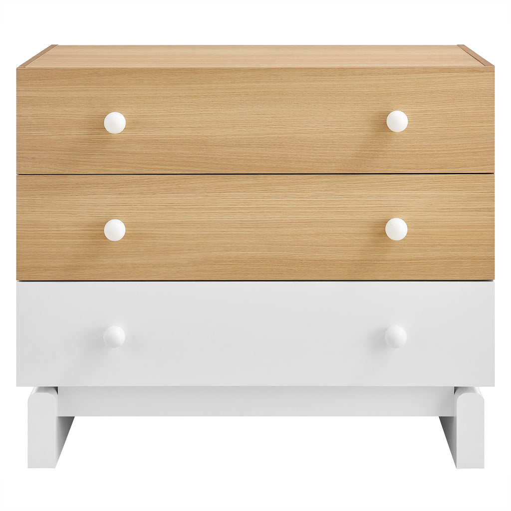 Nolia 3-Drawer Color Block Dresser by Modway