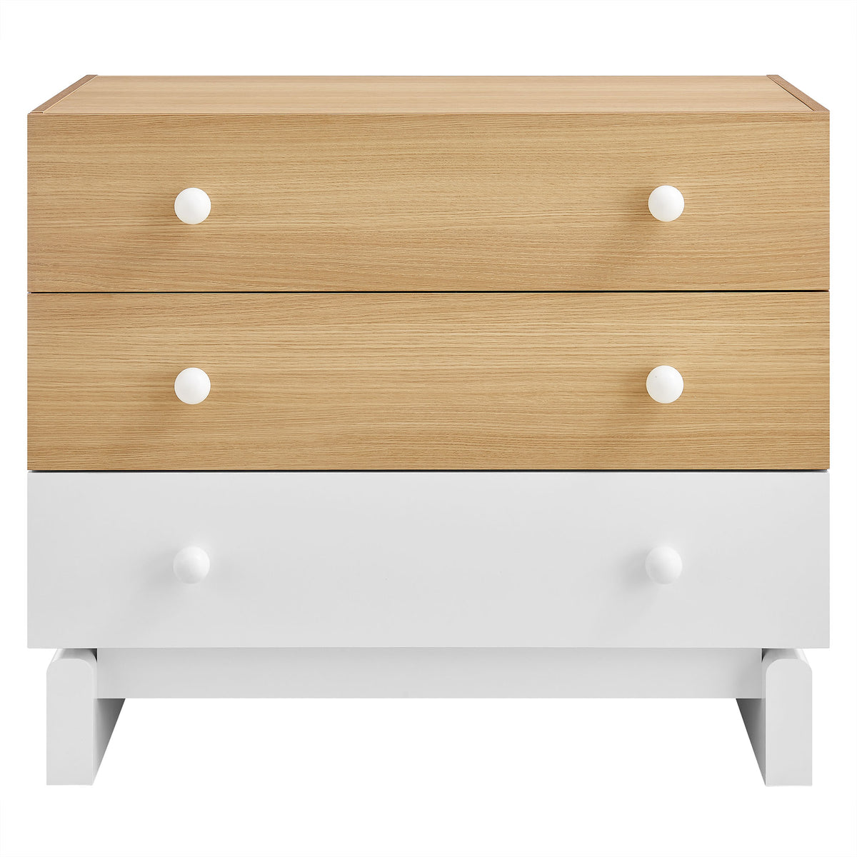 Nolia 3-Drawer Color Block Dresser by Modway
