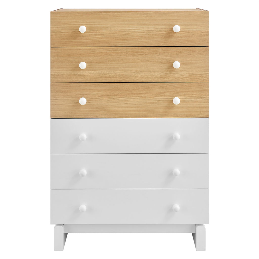 Nolia 6-Drawer Color Block Dresser Chest by Modway