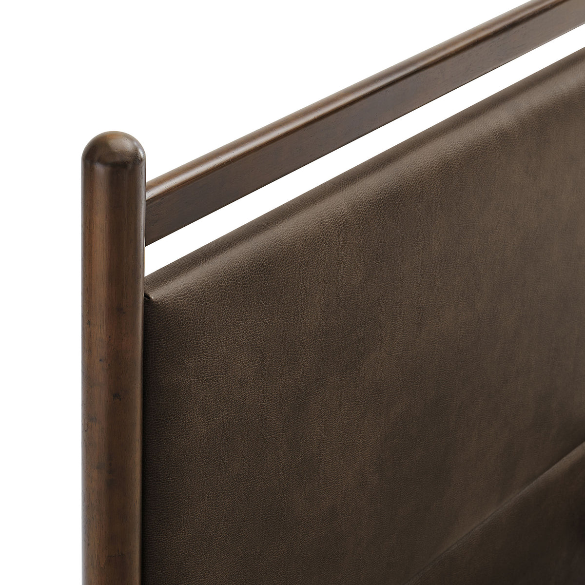 Ginny Full Size Vegan Leather Platform Bed Frame by Modway