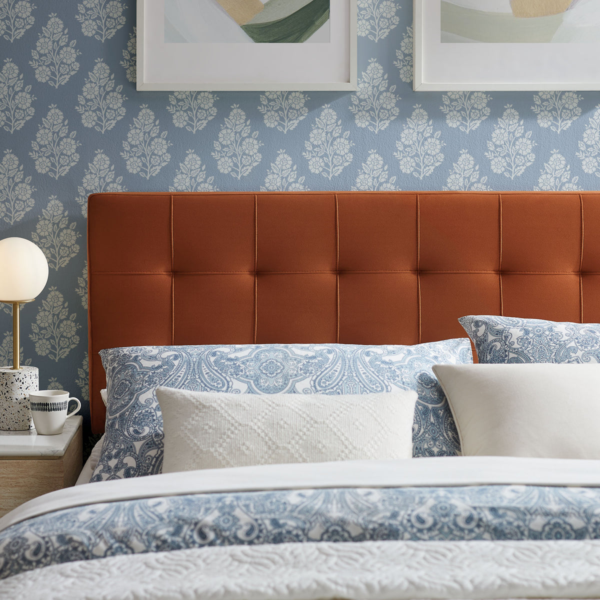Lily Stain-Resistant Performance Velvet Full Size Headboard by Modway