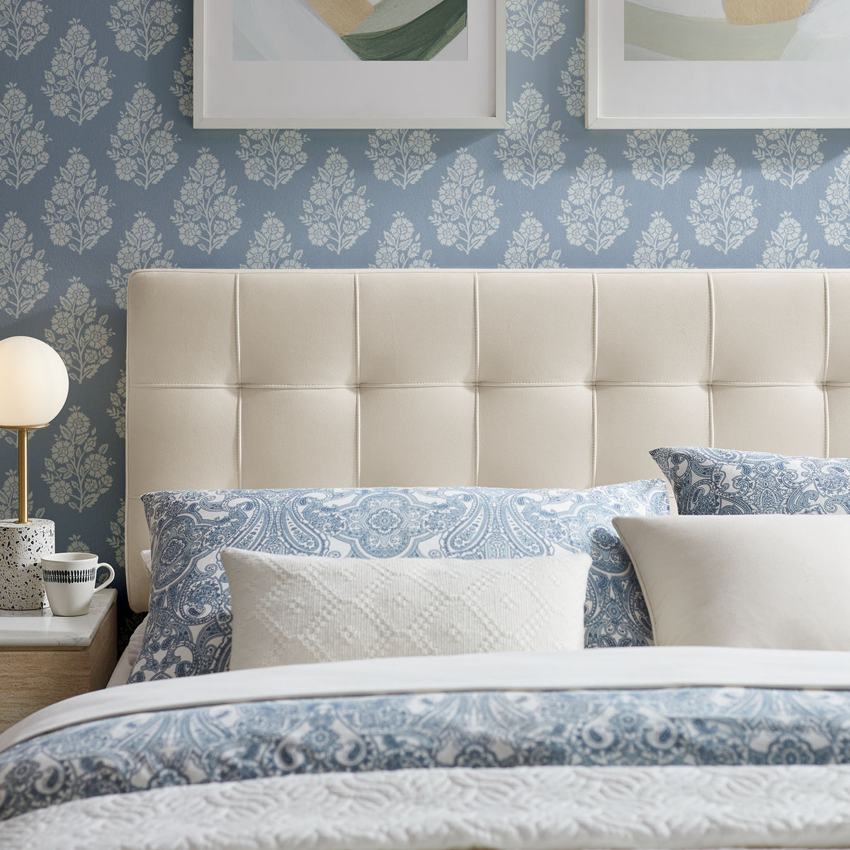 Lily Stain-Resistant Performance Velvet Queen Size Headboard by Modway