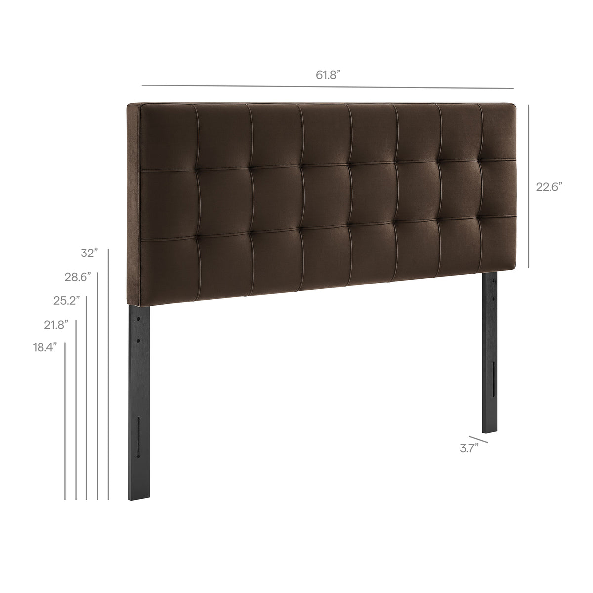Lily Stain-Resistant Performance Velvet Queen Size Headboard by Modway