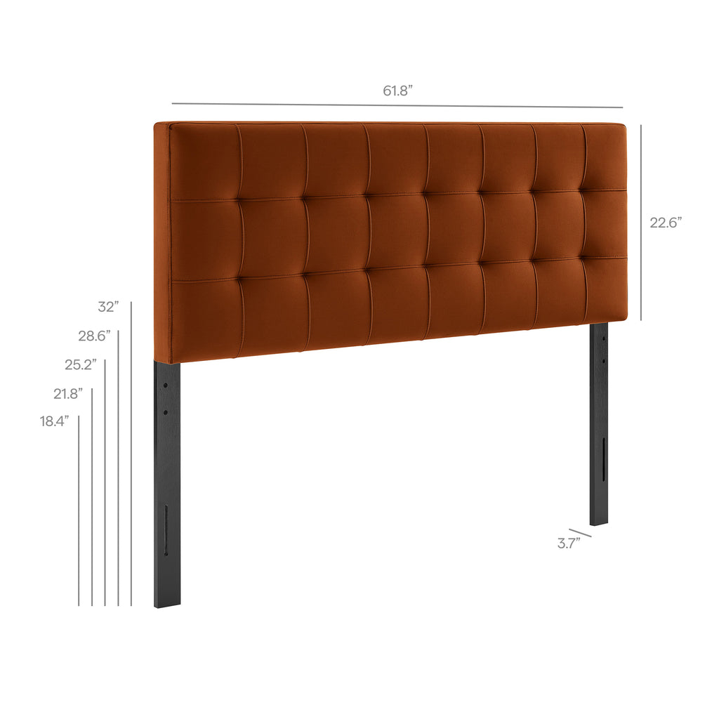 Lily Stain-Resistant Performance Velvet Queen Size Headboard by Modway