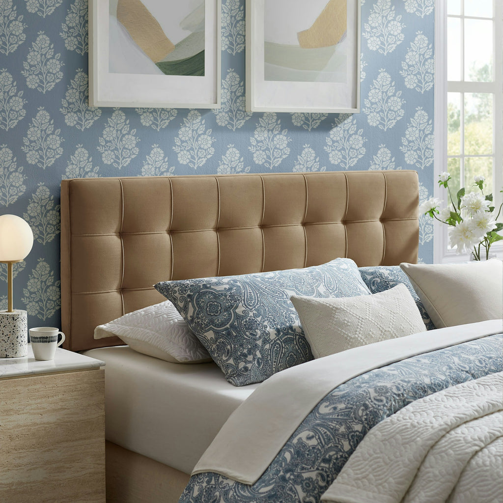 Lily Stain-Resistant Performance Velvet Queen Size Headboard by Modway