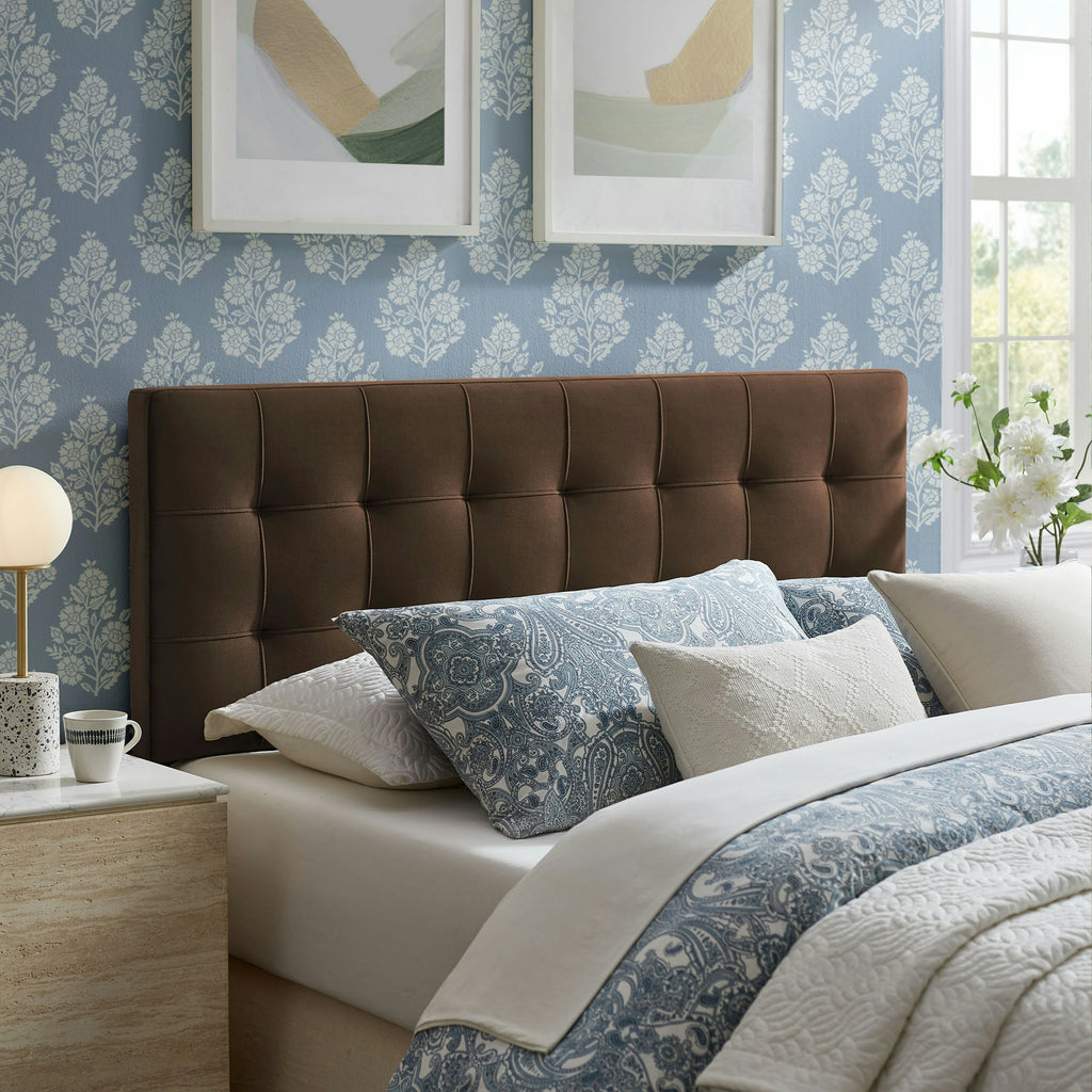 Lily Stain-Resistant Performance Velvet King Size Headboard by Modway
