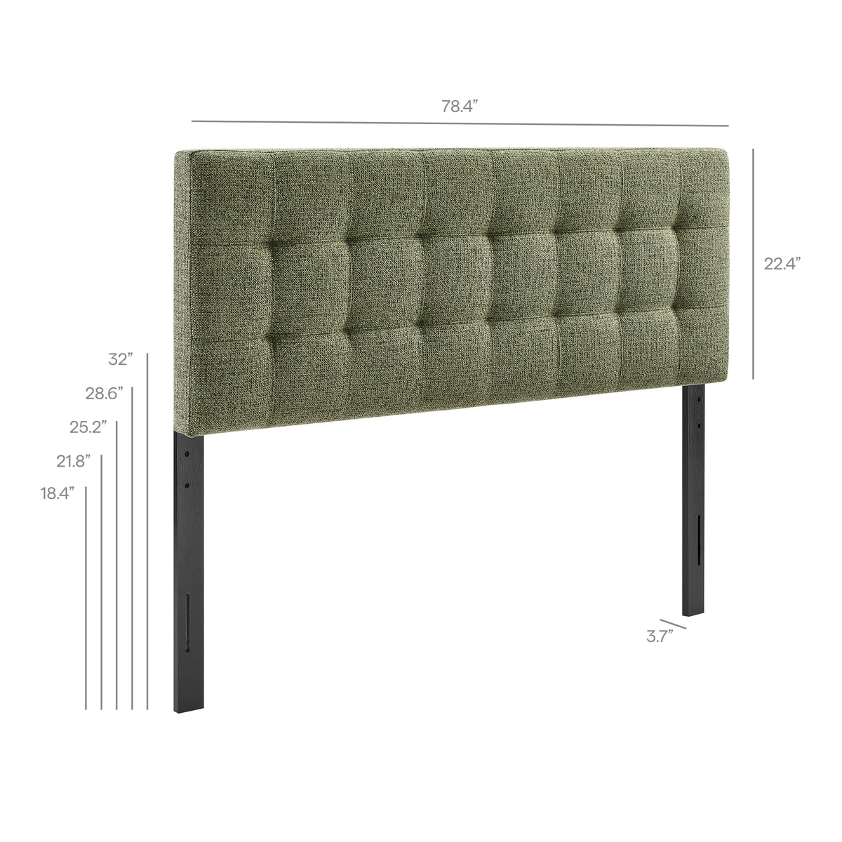 Lily Upholstered King Size Headboard by Modway