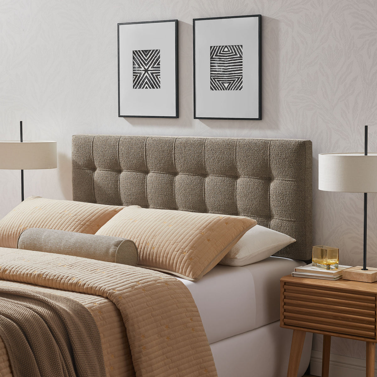 Lily Upholstered King Size Headboard by Modway