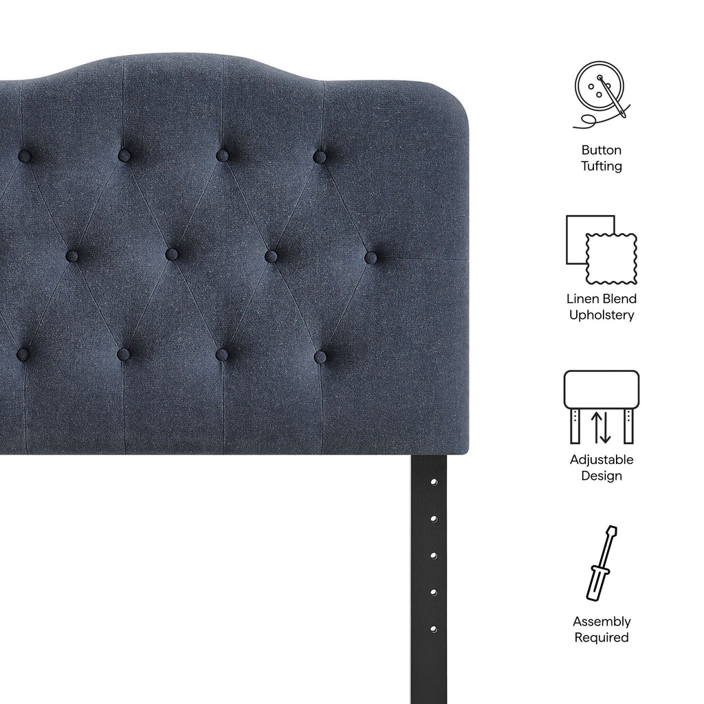 Annabel Premium Linen Blend Twin Headboard by Modway
