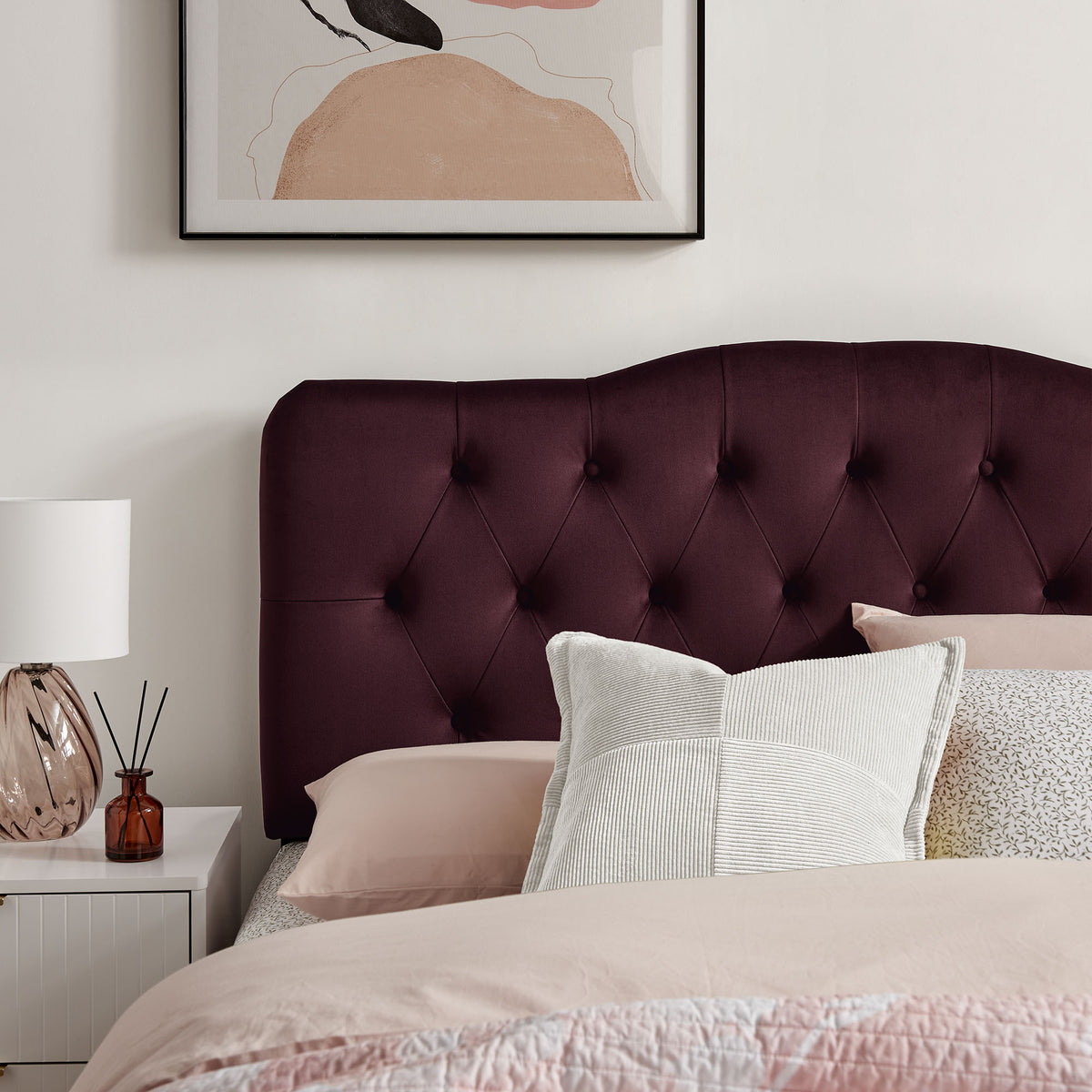 Annabel Stain-Resistant Performance Velvet Full Headboard by Modway