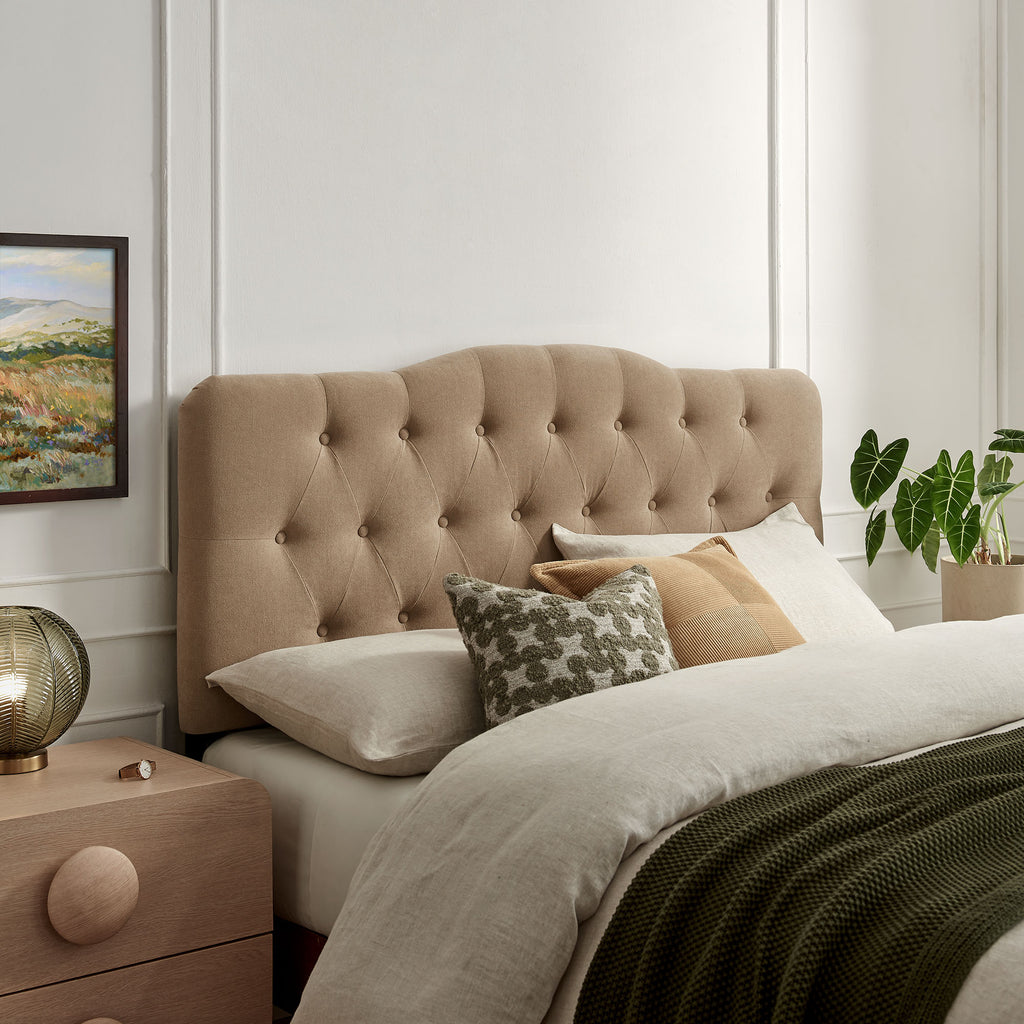 Annabel Premium Linen Blend Full Headboard by Modway