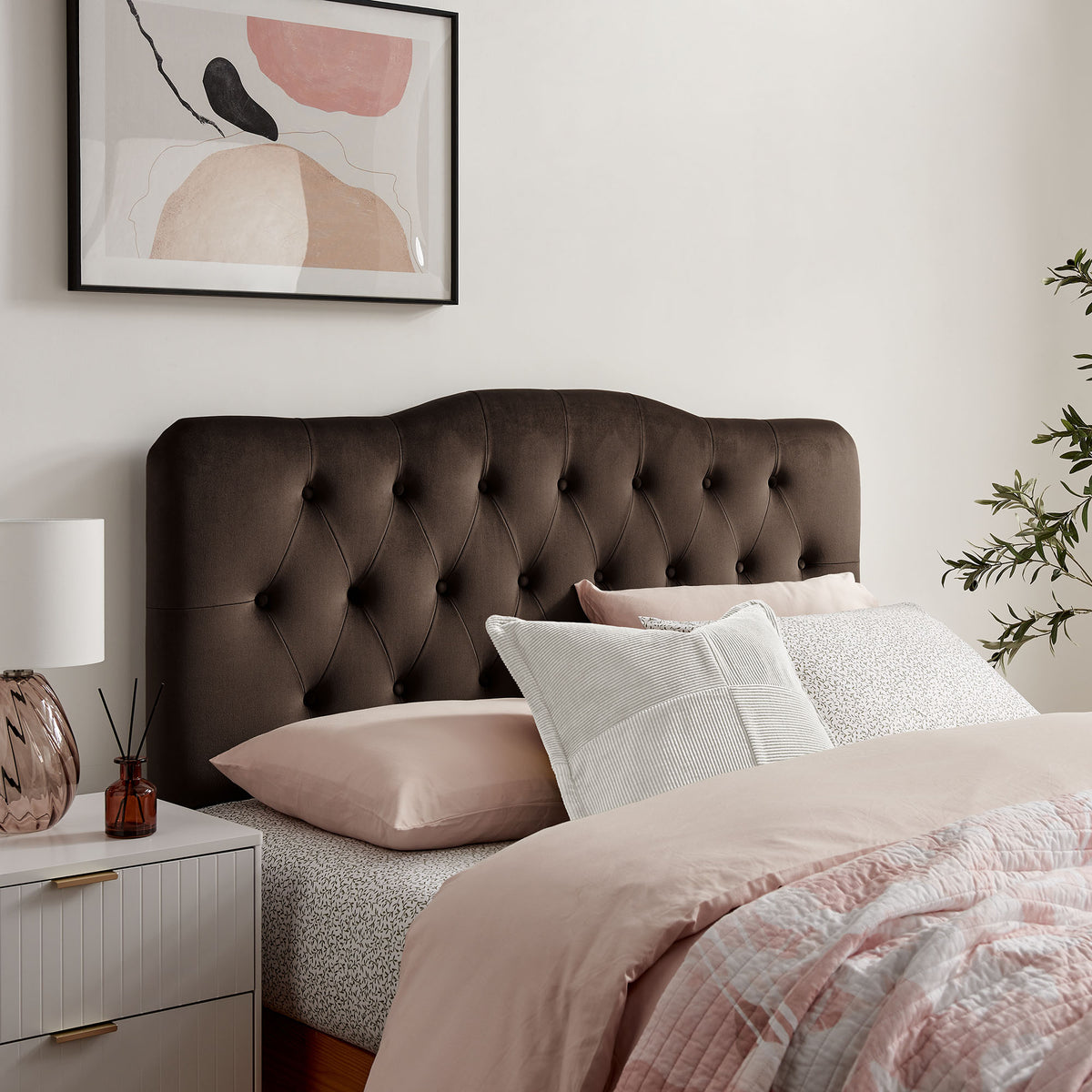 Annabel Stain-Resistant Performance Velvet Queen Headboard by Modway