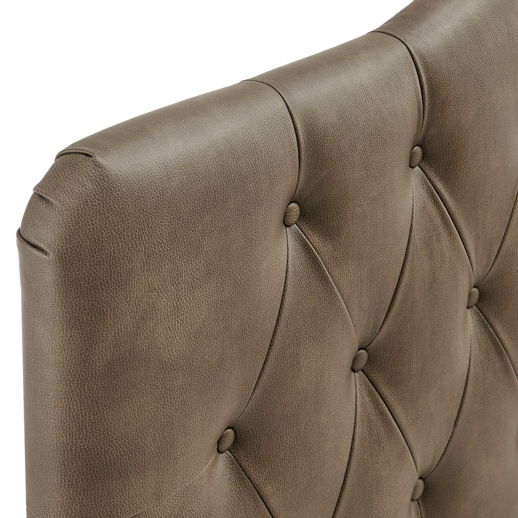 Annabel Faux Leather Queen Headboard by Modway