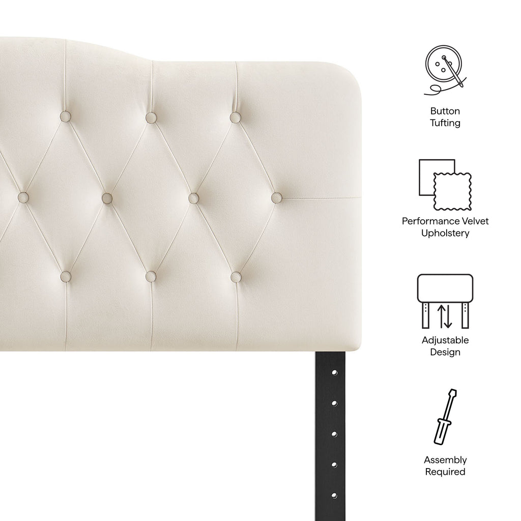 Annabel Stain-Resistant Performance Velvet King Headboard by Modway