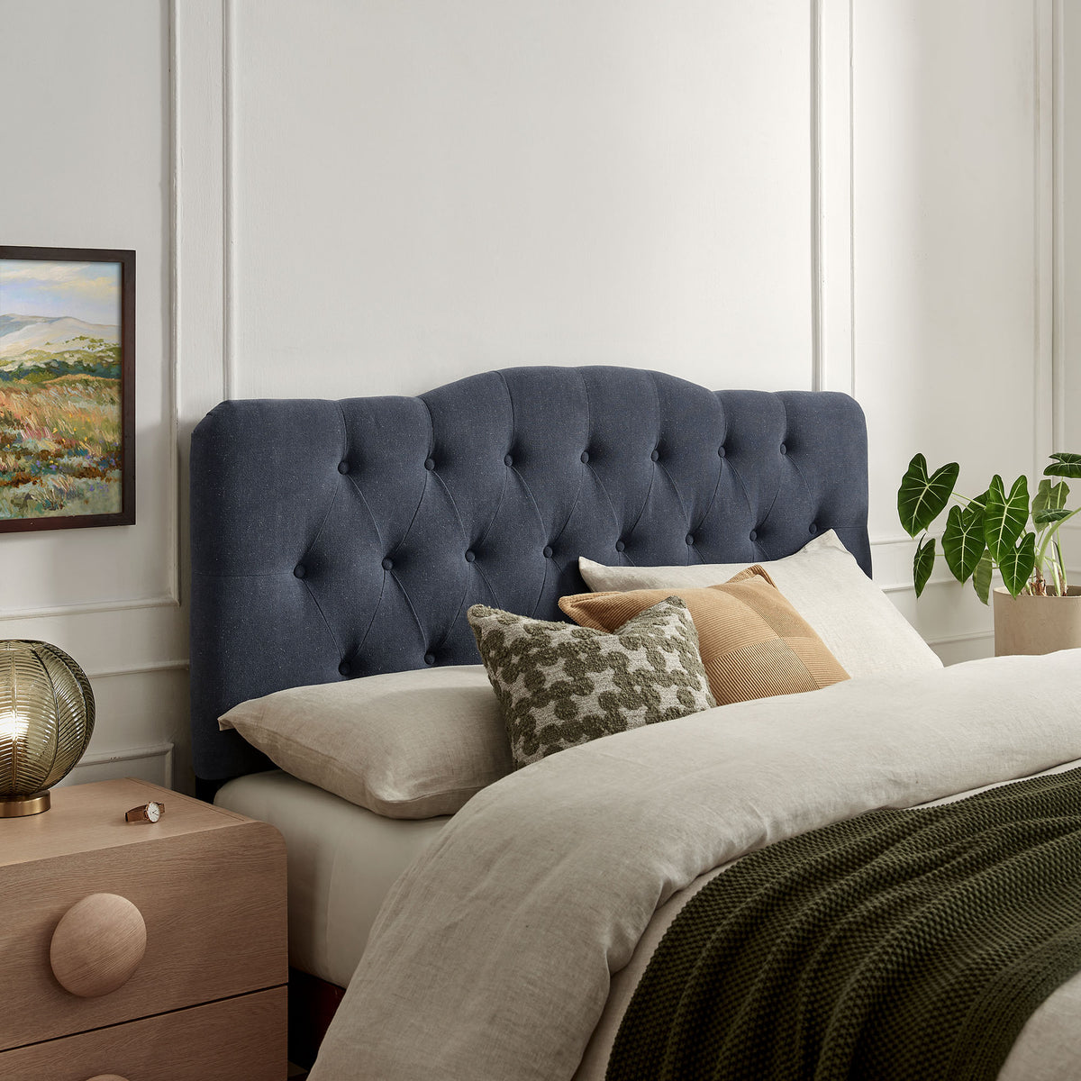 Annabel Premium Linen Blend King Headboard by Modway