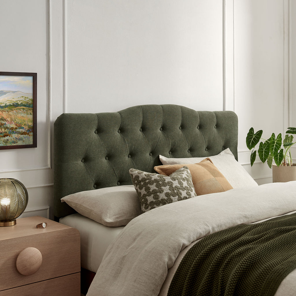 Annabel Premium Linen Blend King Headboard by Modway