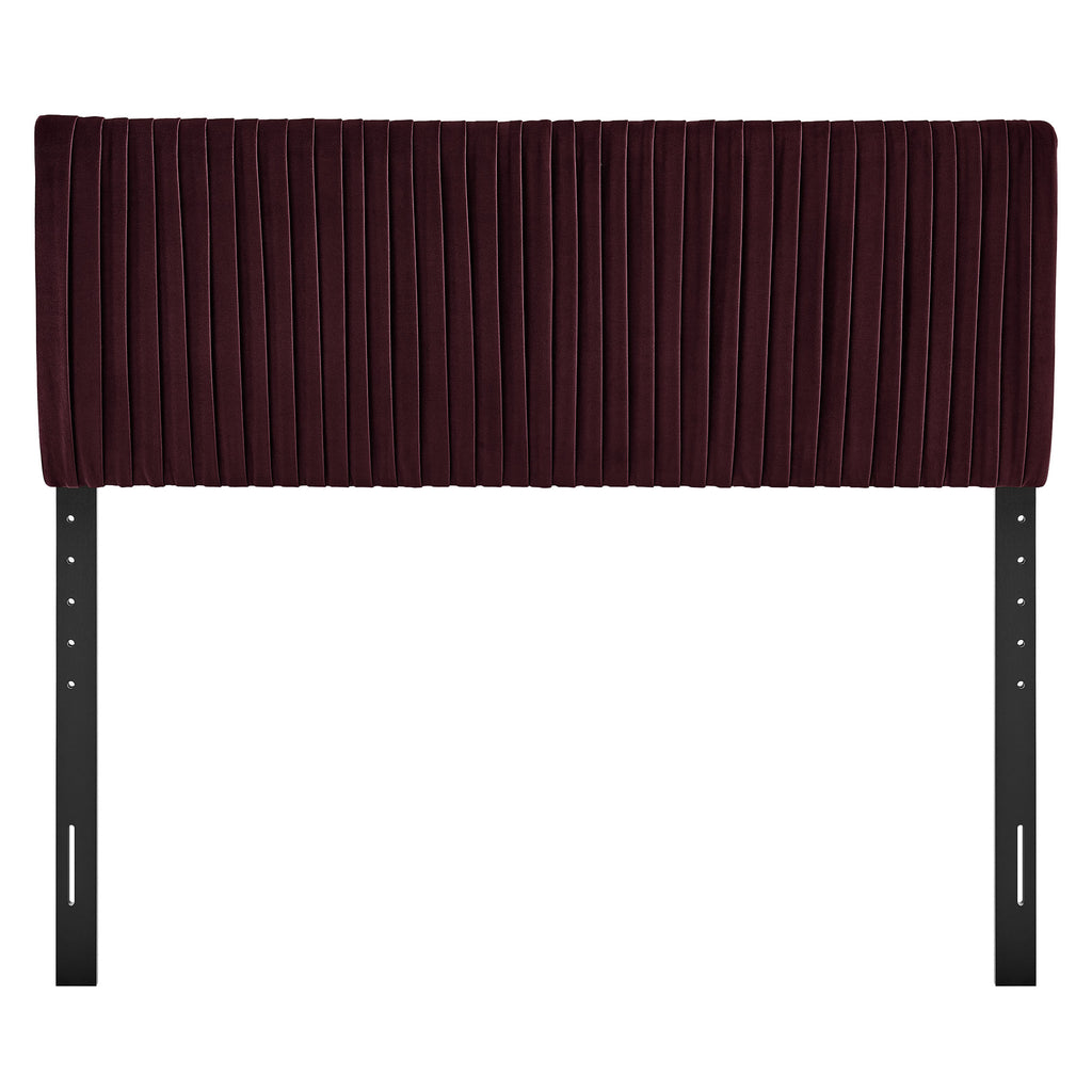 Eloise Stain-Resistant Performance Velvet King Headboard by Modway