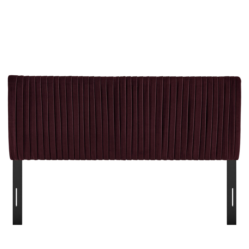 Eloise Stain-Resistant Performance Velvet King Headboard by Modway