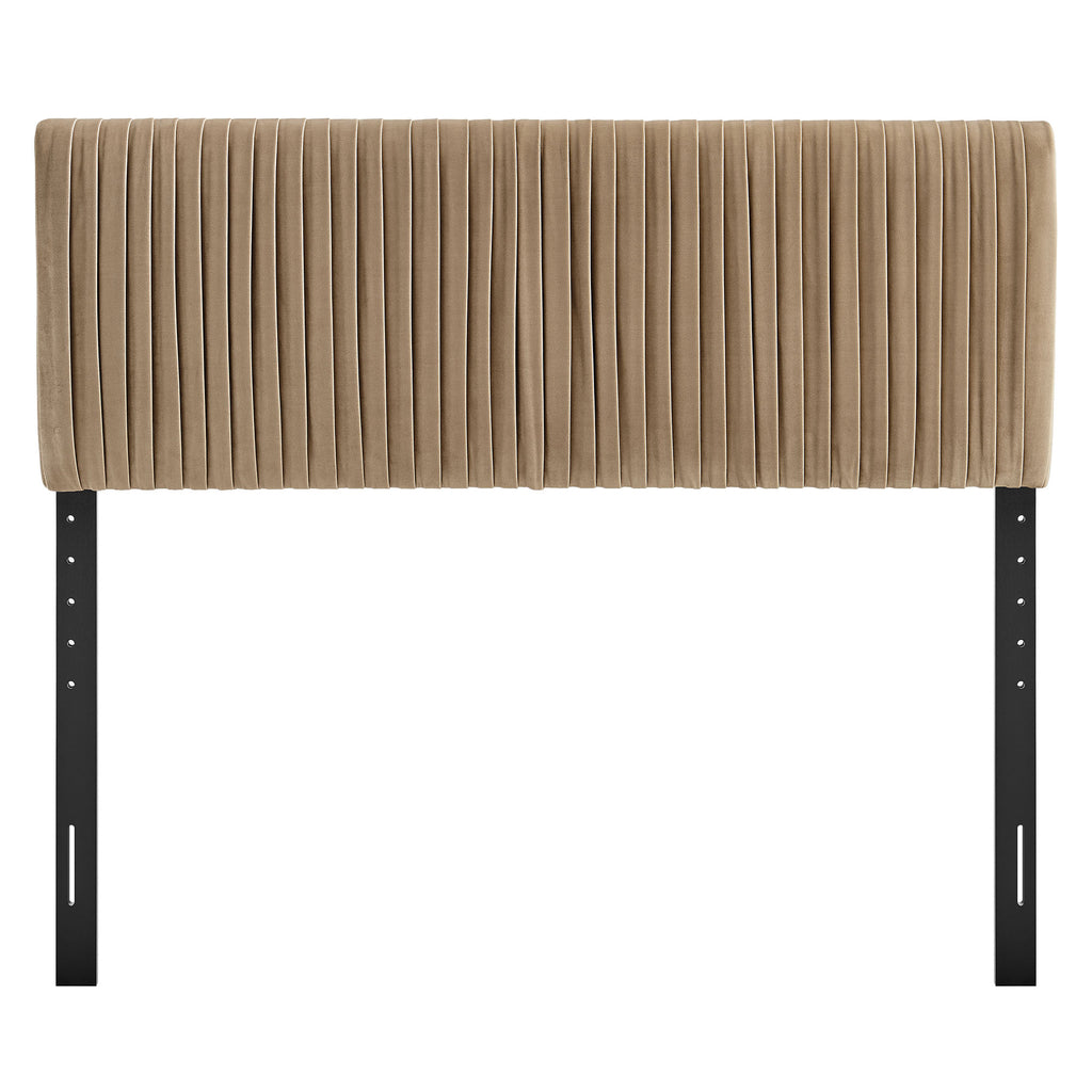 Eloise Stain-Resistant Performance Velvet King Headboard by Modway