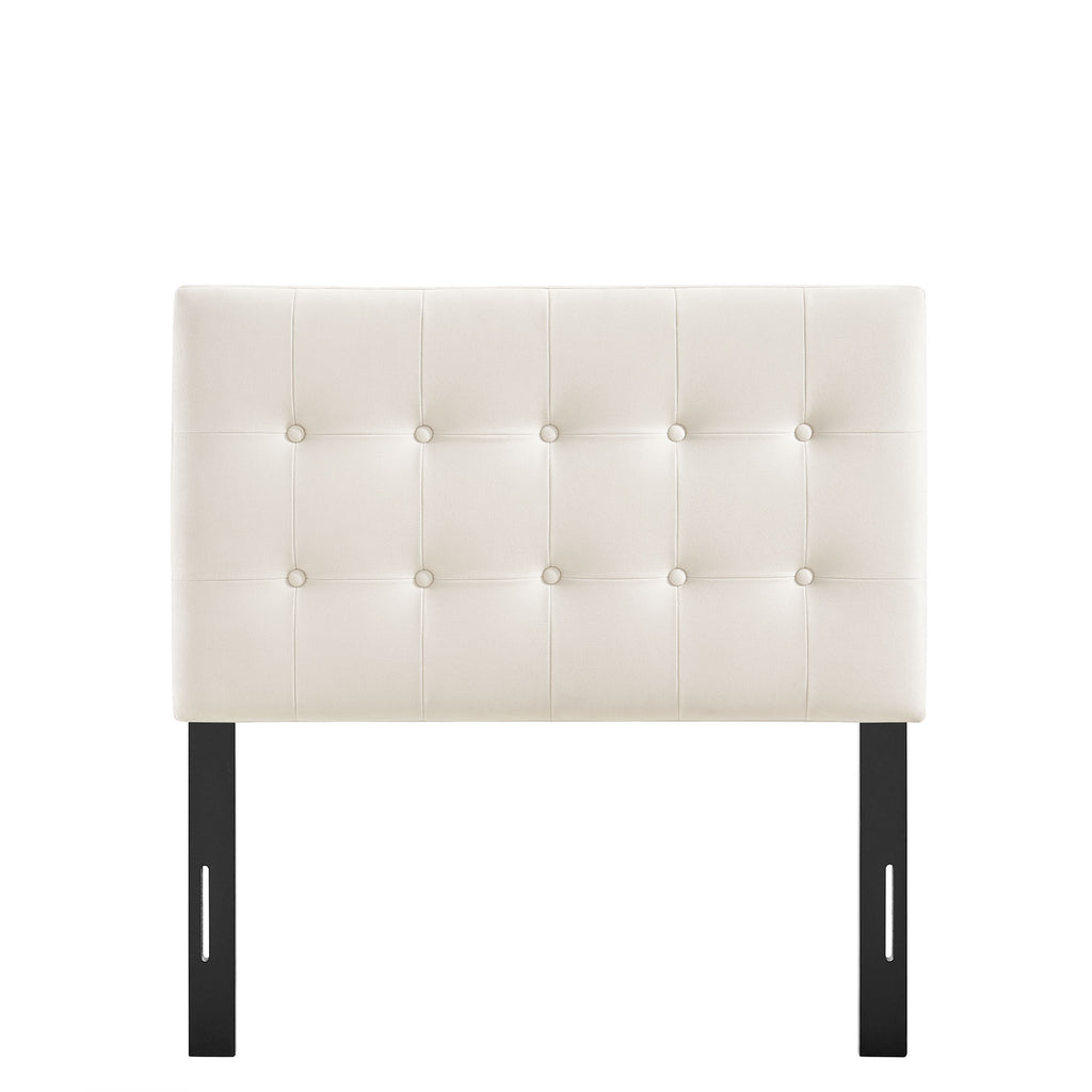 Emily Stain-Resistant Performance Velvet Twin Size Headboard by Modway