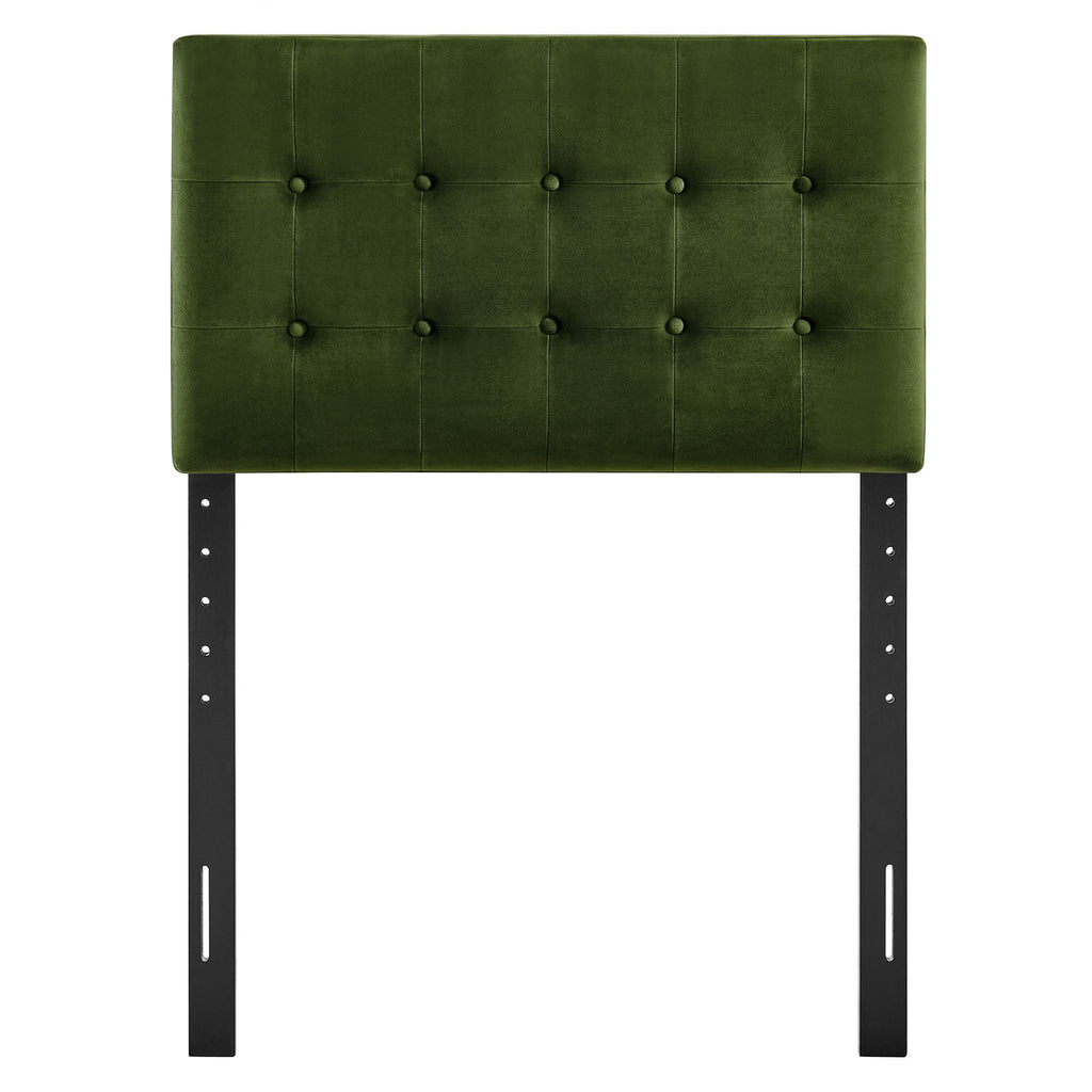 Emily Stain-Resistant Performance Velvet Twin Size Headboard by Modway