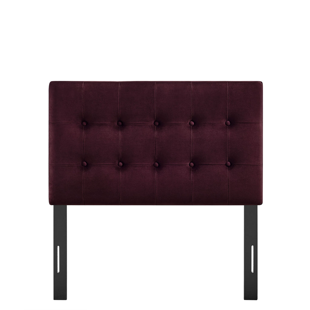 Emily Stain-Resistant Performance Velvet Twin Size Headboard by Modway
