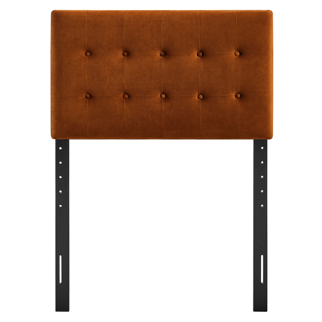 Emily Stain-Resistant Performance Velvet Twin Size Headboard by Modway