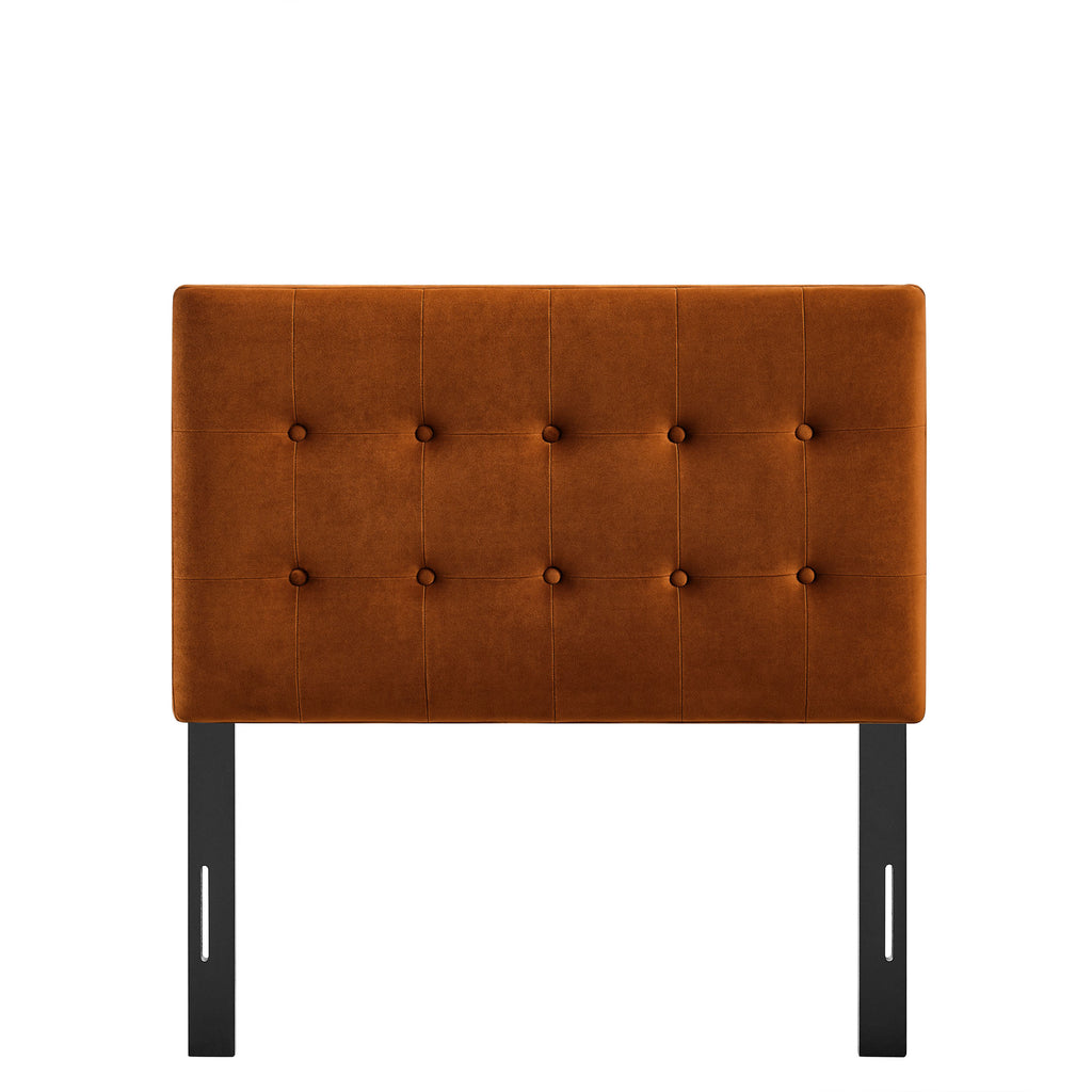 Emily Stain-Resistant Performance Velvet Twin Size Headboard by Modway