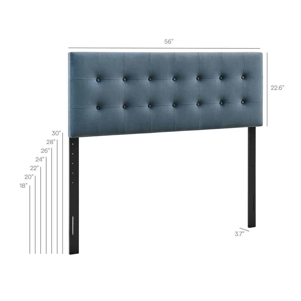 Emily Stain-Resistant Performance Velvet Full Size Headboard by Modway
