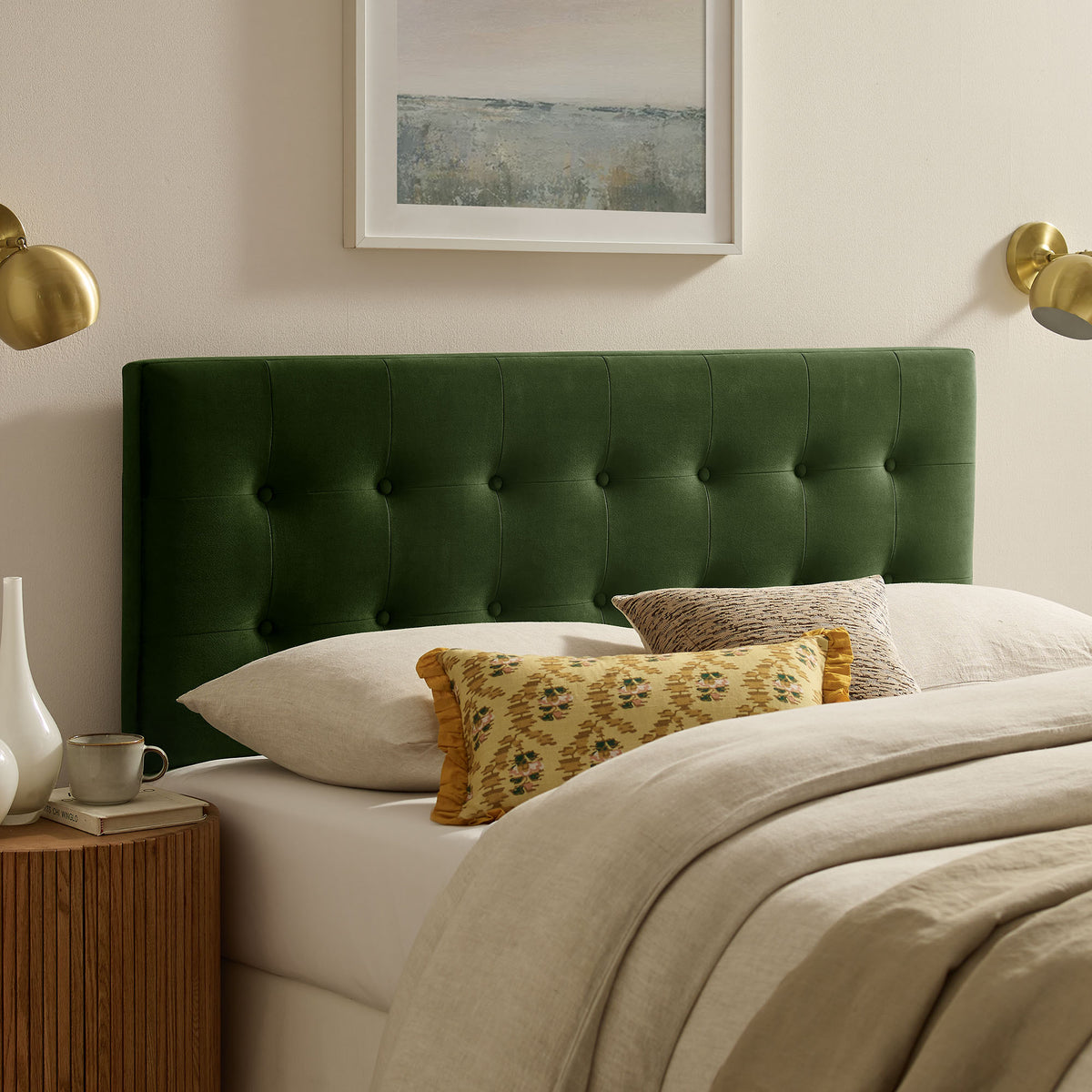 Emily Stain-Resistant Performance Velvet Full Size Headboard by Modway