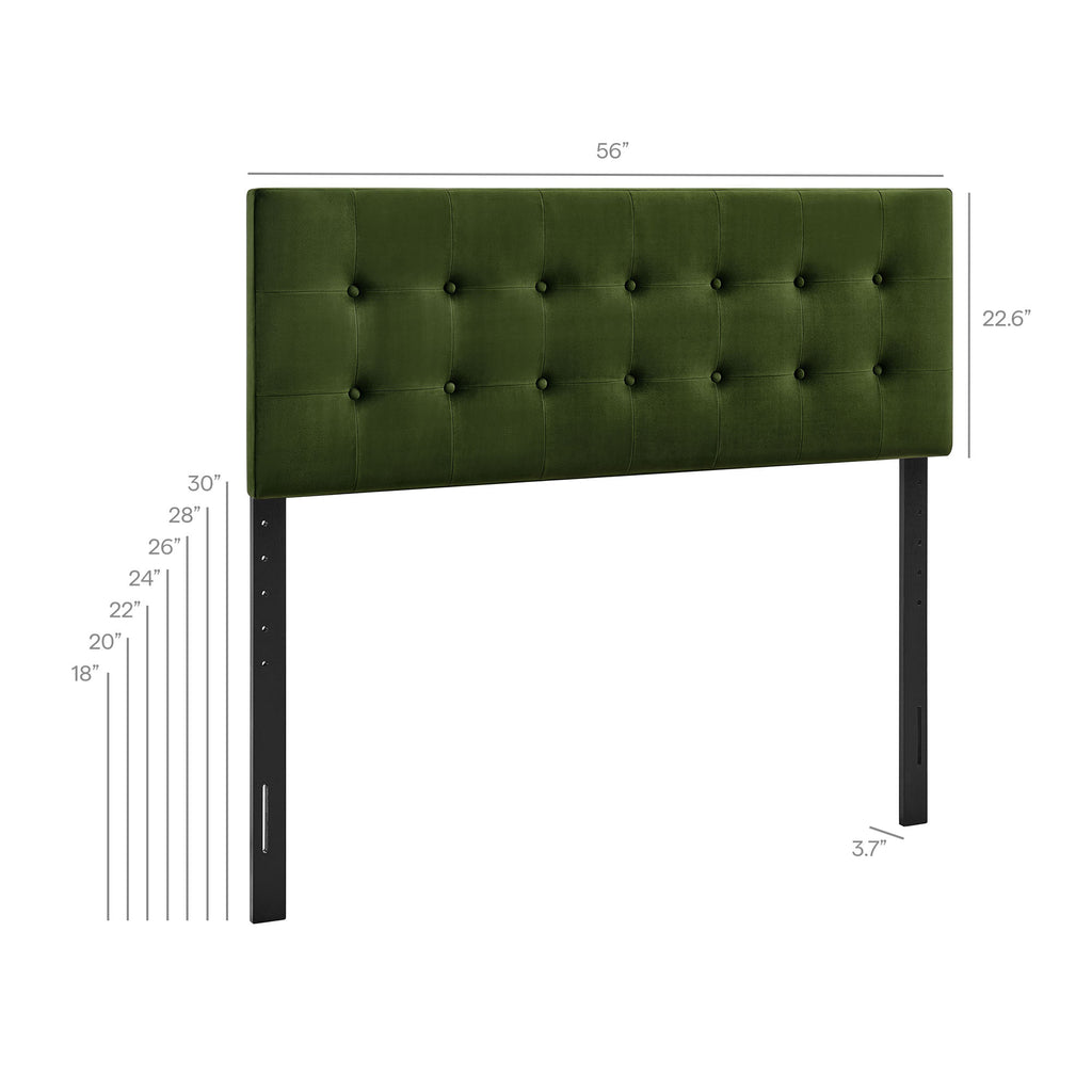Emily Stain-Resistant Performance Velvet Full Size Headboard by Modway