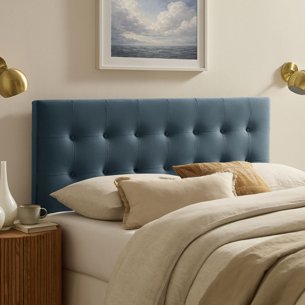 Emily Stain-Resistant Performance Velvet Queen Size Headboard by Modway