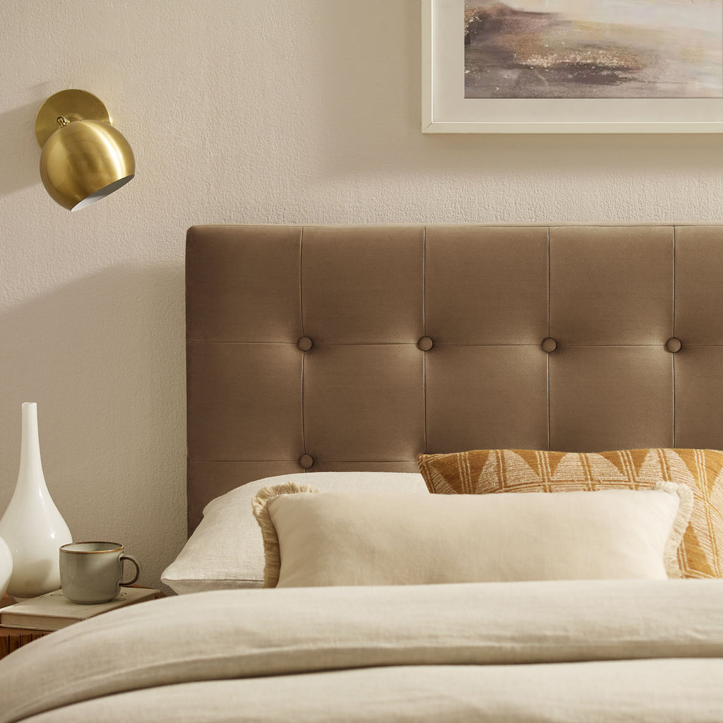 Emily Stain-Resistant Performance Velvet Queen Size Headboard by Modway