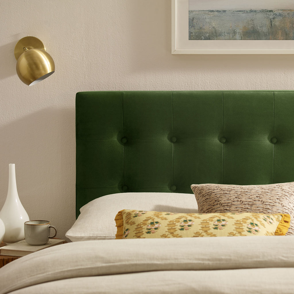 Emily Stain-Resistant Performance Velvet King Size Headboard by Modway