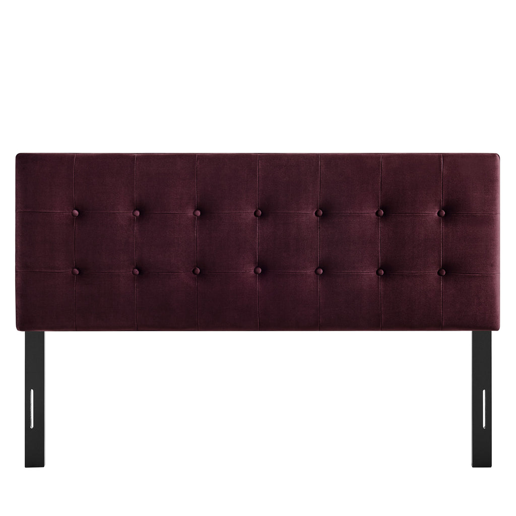 Emily Stain-Resistant Performance Velvet King Size Headboard by Modway