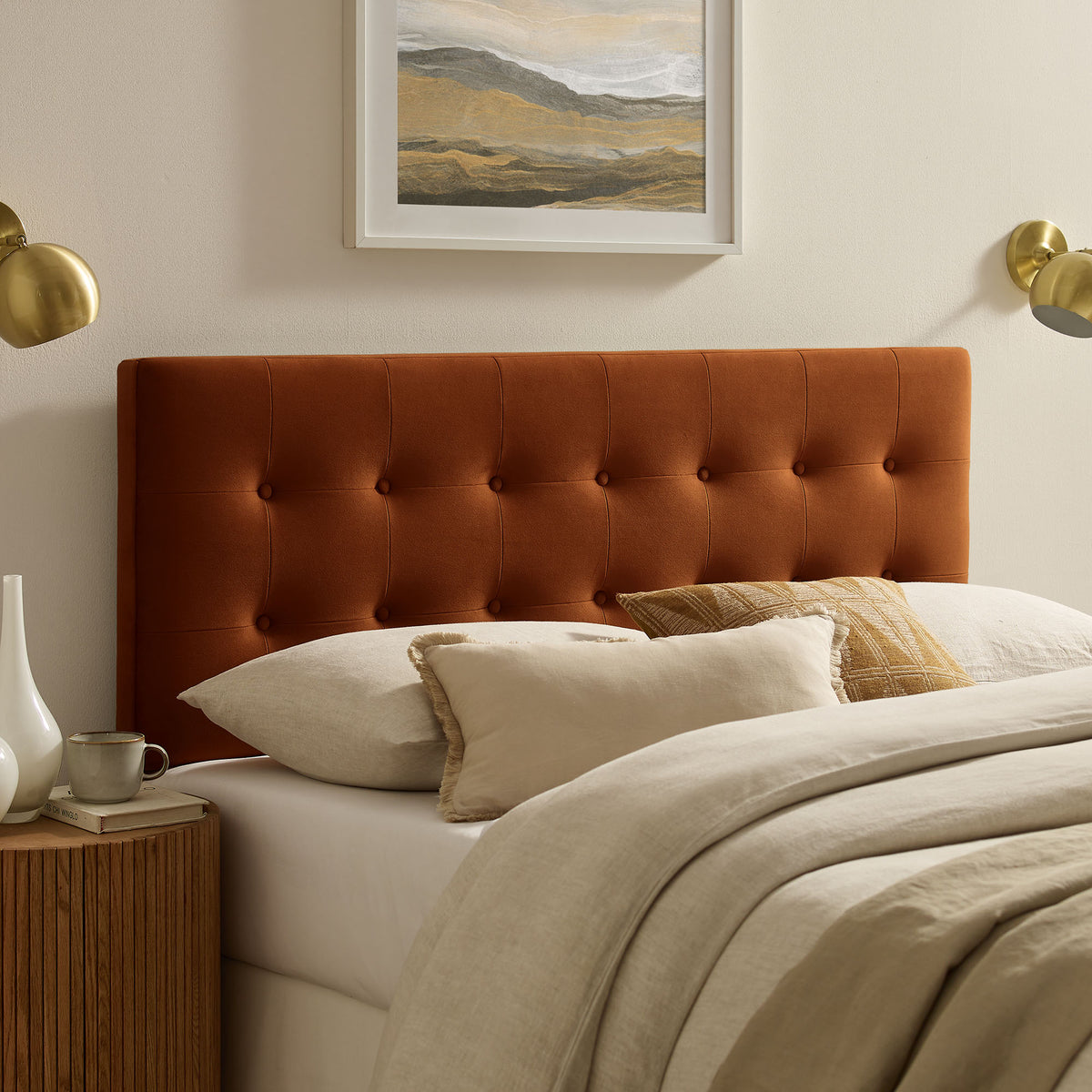 Emily Stain-Resistant Performance Velvet King Size Headboard by Modway