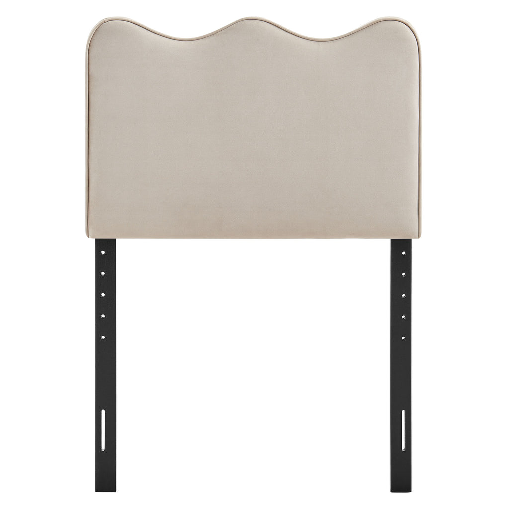 Athena Stain-Resistant Performance Velvet Twin Size Headboard by Modway