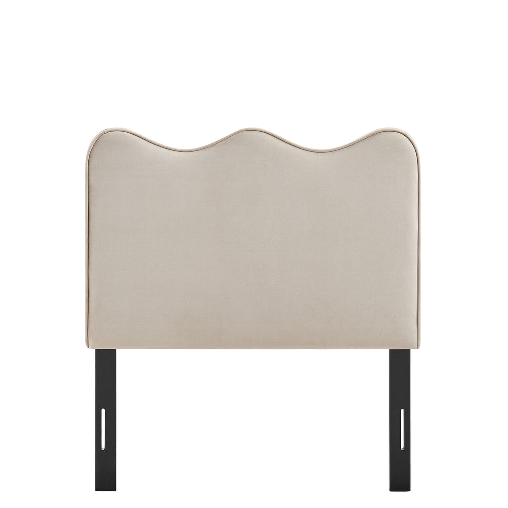 Athena Stain-Resistant Performance Velvet Twin Size Headboard by Modway