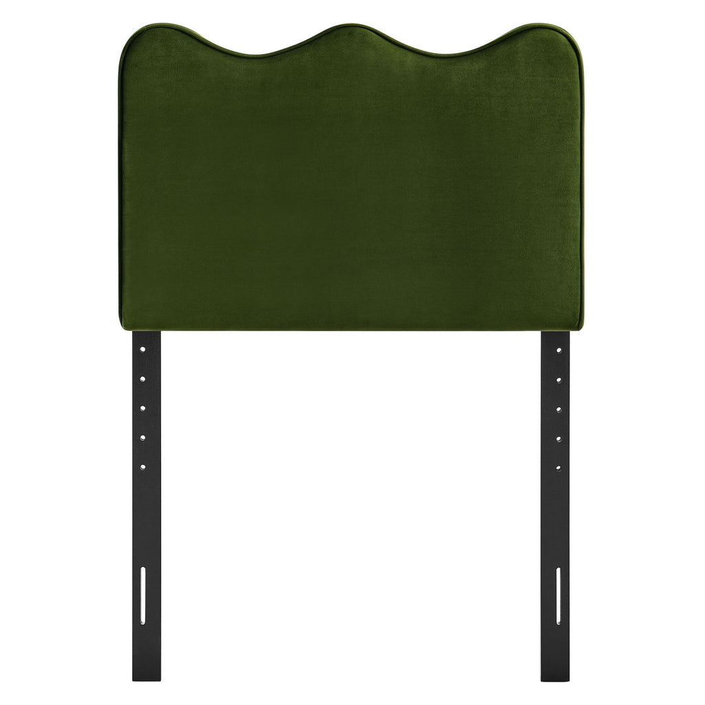 Athena Stain-Resistant Performance Velvet Twin Size Headboard by Modway