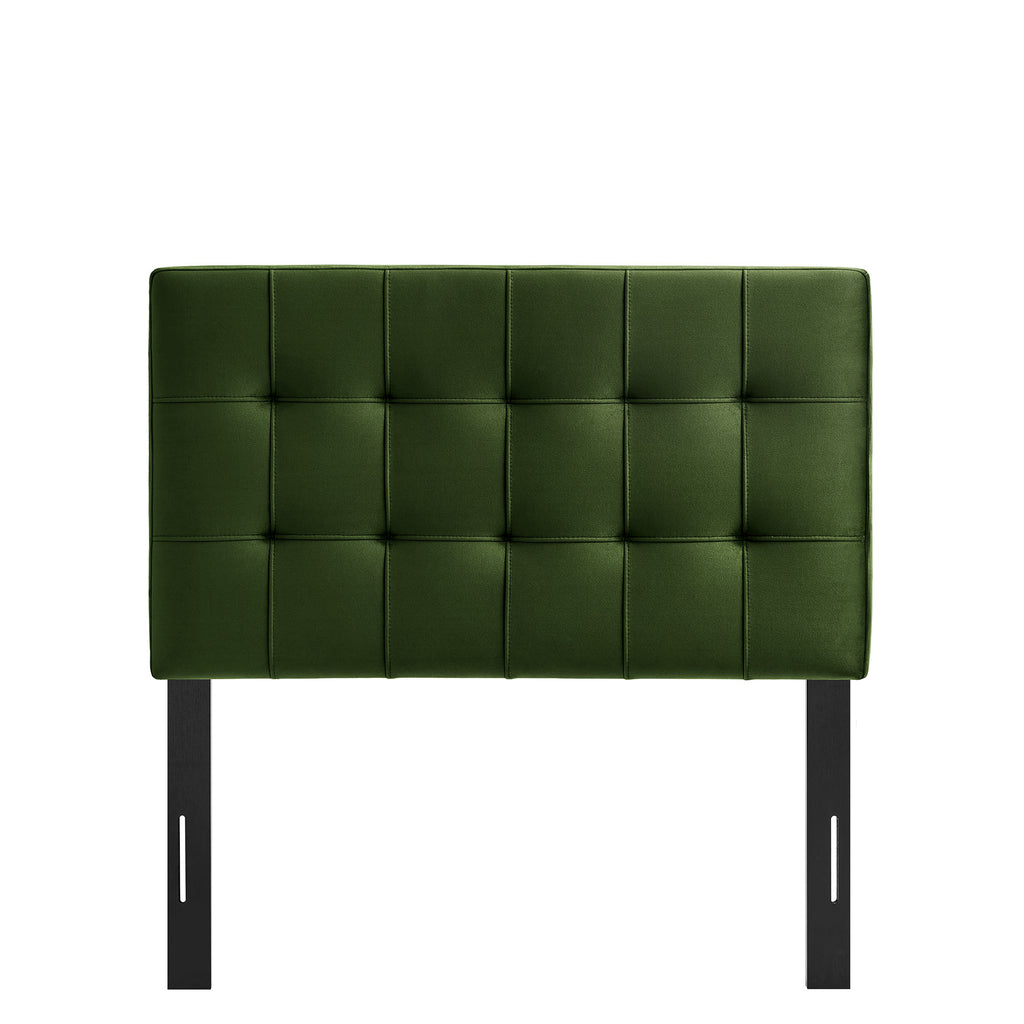 Lily Stain-Resistant Performance Velvet Twin Size Headboard by Modway